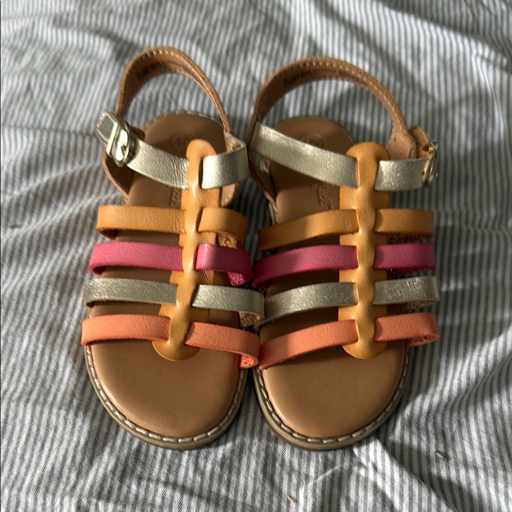 Cat & Jack Multicolor Strappy Sandals